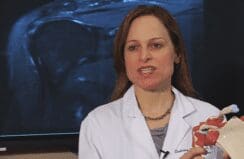 Dr. Strickland explains a rotator cuff tear